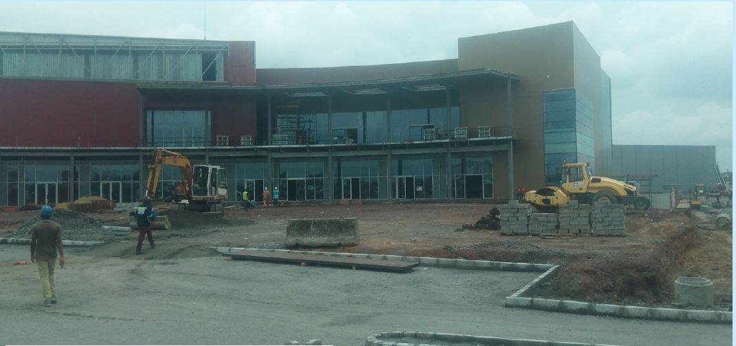 Douala Grand Mall en chantier
