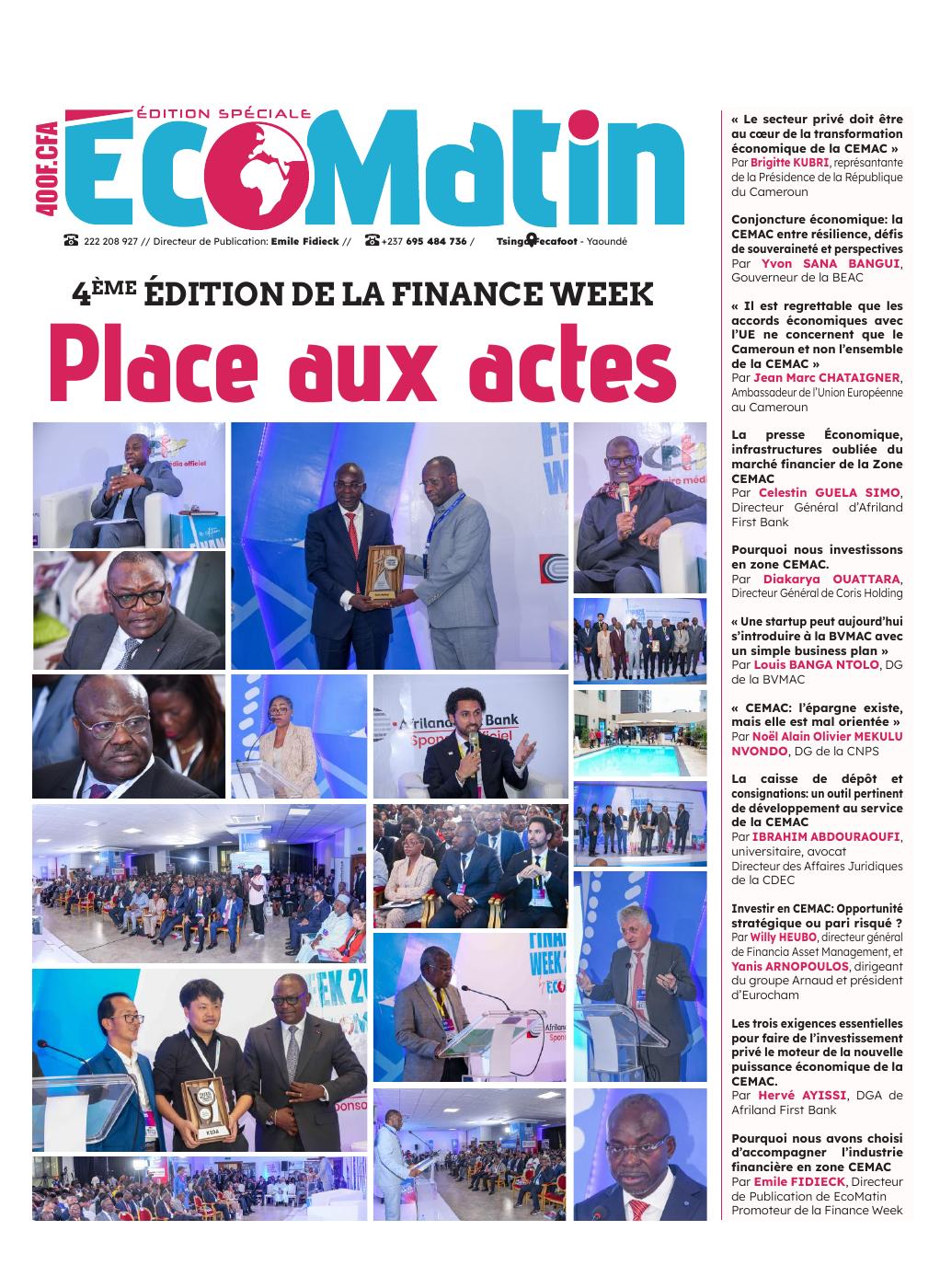 EcoMatin - Spécial Finance Week 2026
